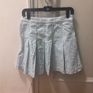 Aritzia Light Blue Skater Skirt